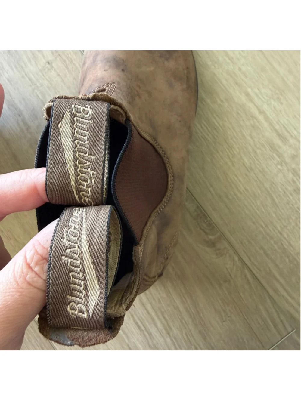 Blundstone Chelsea 585 Rustic Brown Boot sz 7.5